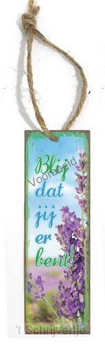 Blij dat jij er bent