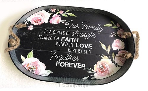 Our family is a circle of strength...