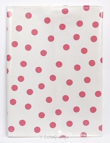 Bijbelhoes white pink dot NBV/HSV