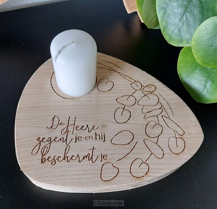 De Heere zegent je - incl. stompkaars