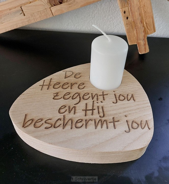 De Heere zegent jou - incl stompkaars