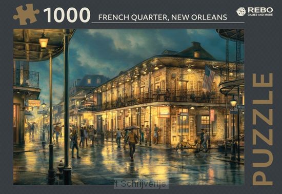 Rebo legpuzzel 1000 stukjes - French Quarter