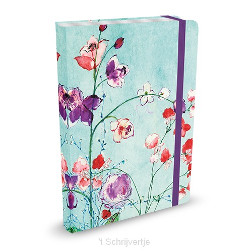 Compact Journal Fuchsia Blooms