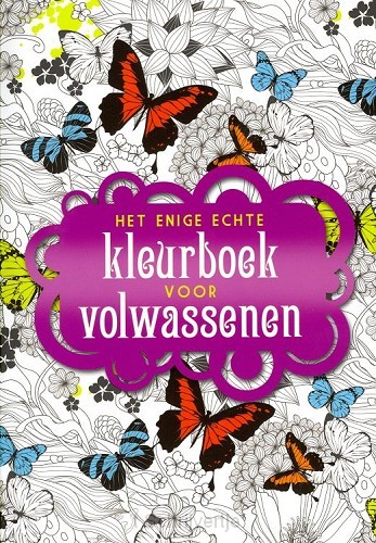 Enige echte kleurboek voor volwassenen