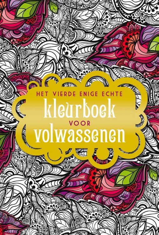 Vierde echte kleurboek voor volwassenen