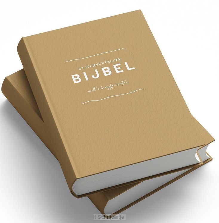 Bijbel met Schrijfruimte Camel