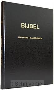 Grote letterbijbel SV NT SET 2 DLN