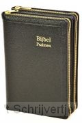 Zakbijbel Groot +Ps. Leder,rits en index