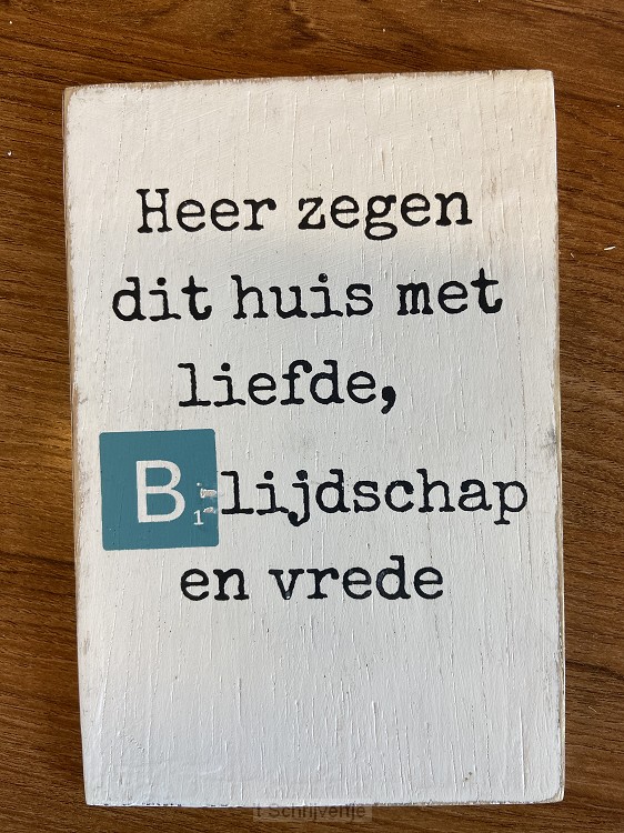 Heer' zegen dit huis met liefde blijdsch
