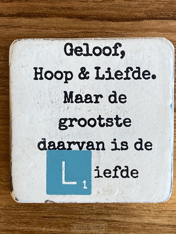 Geloof hoop en liefde