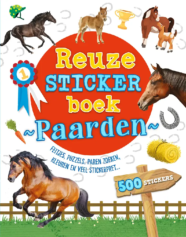 Reuze stickerboek Paarden