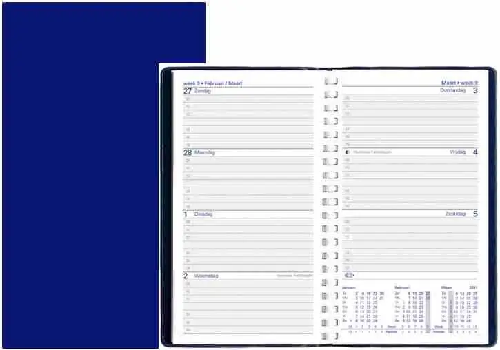 Zak-agenda Dik met wire-o