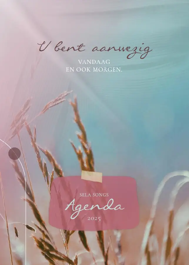 Agenda U bent aanwezig