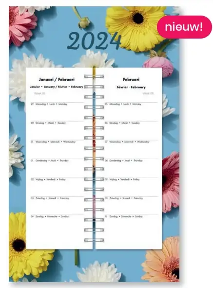 Schildkalender Flora