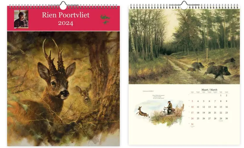 Rien Poortvliet kalender 2024