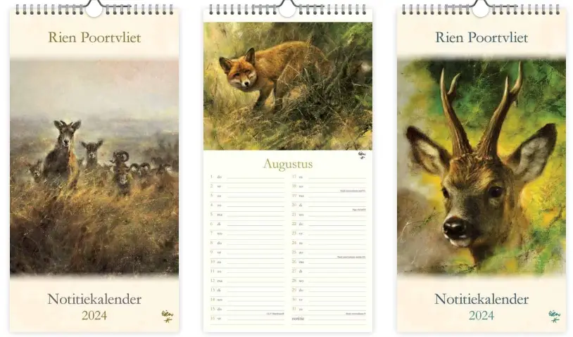 Maandnotitiekalender Rien Poortvliet