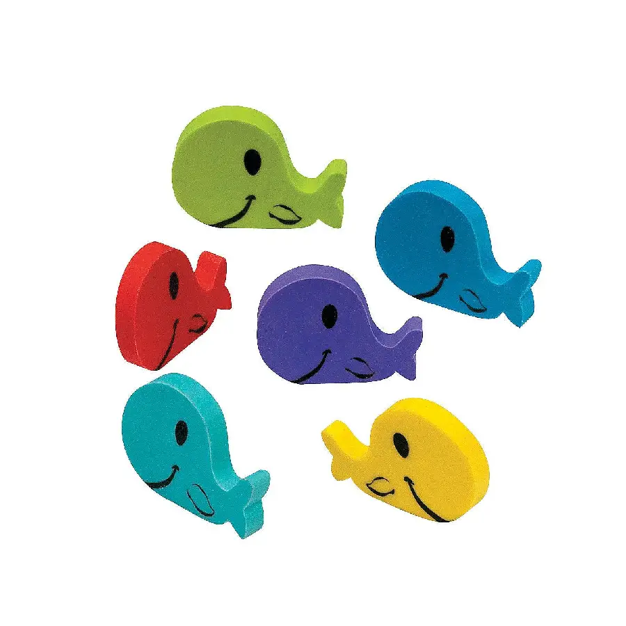 Whale - Jonah - Assorted colors 12 st