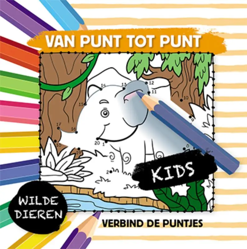 Van punt tot punt kids - Wilde dieren