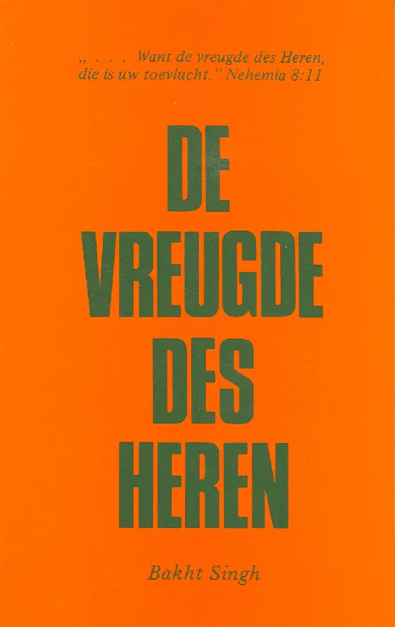 Vreugde des Heren