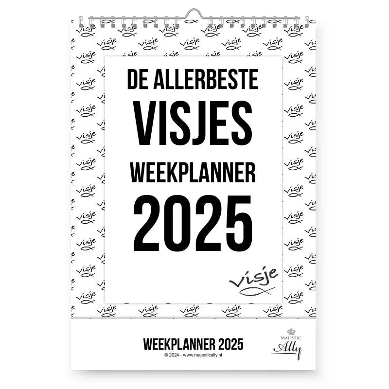 Weekplanner de allerbeste visjes