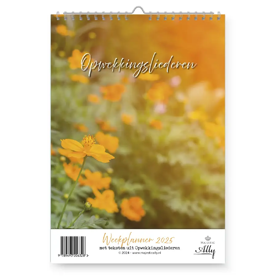 Weekplanner 2025 opwekkingsliederen