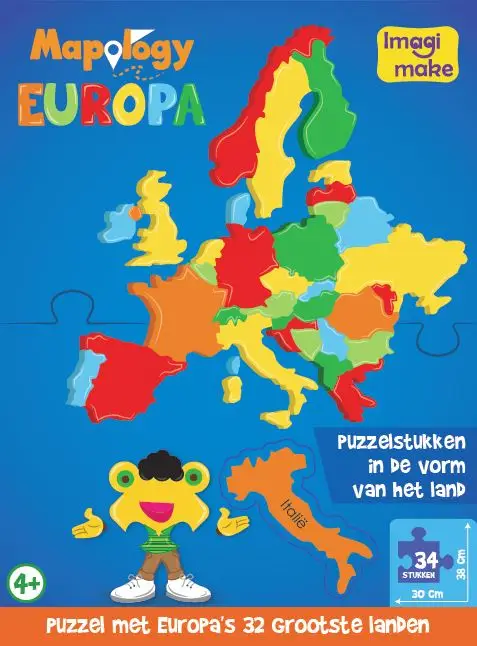 Foampuzzel Europa 32 st