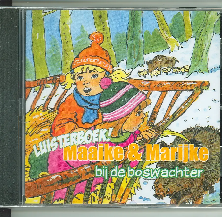 Maaike en marijke bij de boswachter luis