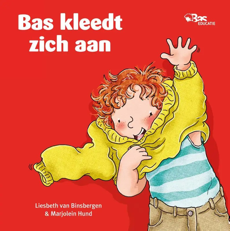 Bas kleedt zich aan