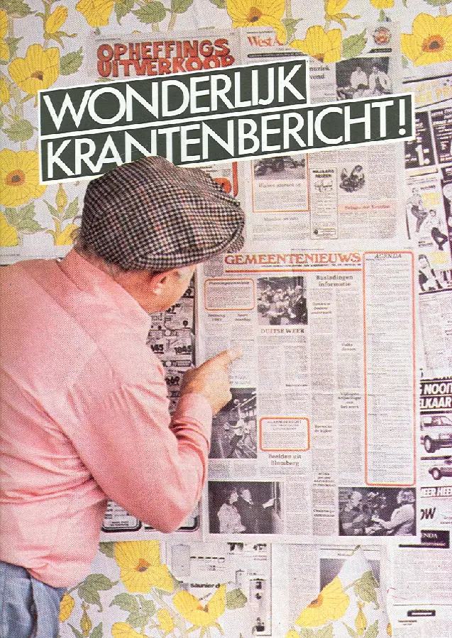 Wonderlijk krantenbericht