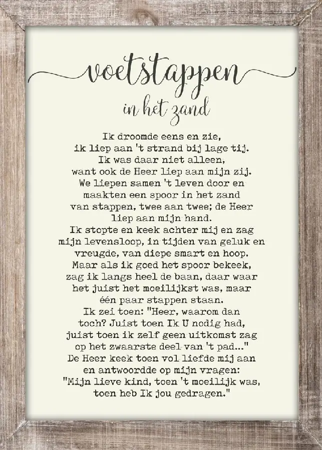Voetstappen 30x42cm