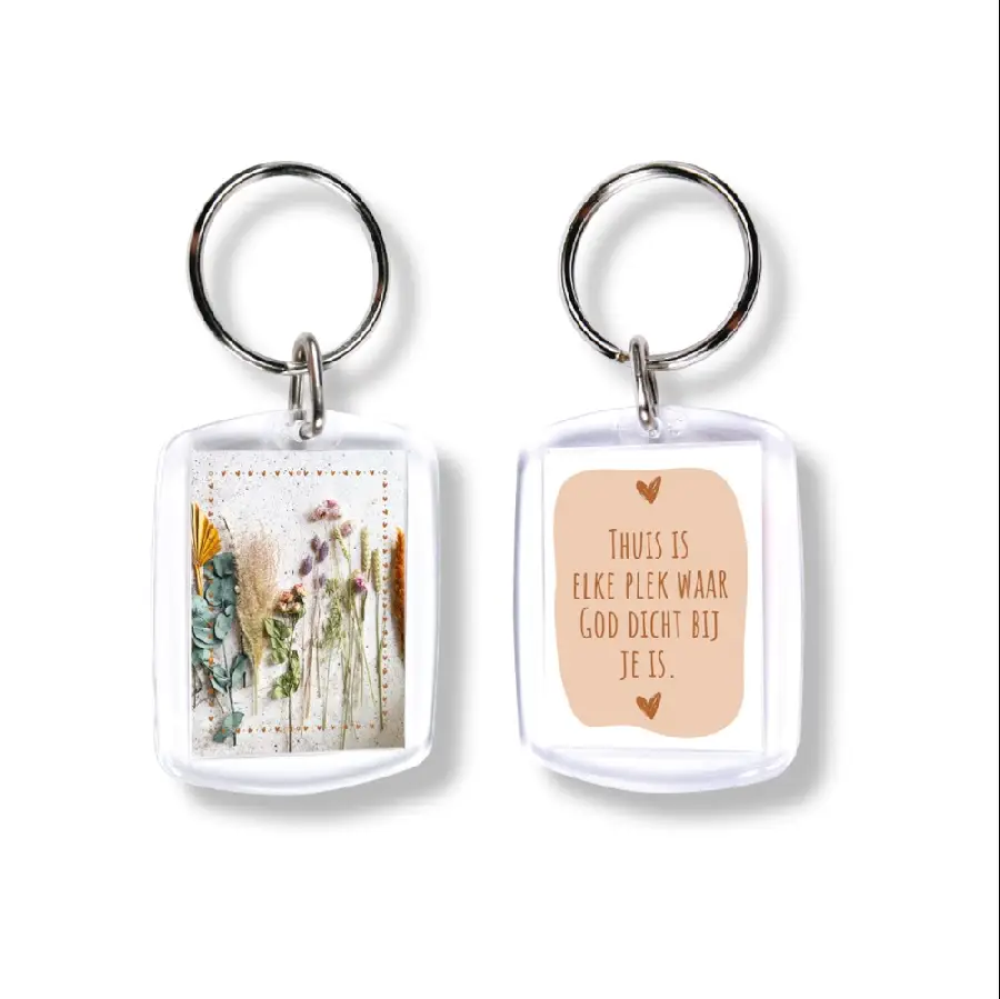 Sleutelhanger Thuis is elke plek