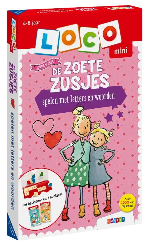 Loco mini De Zoete Zusjes spelen met letters en woorden / 4-8 jaar