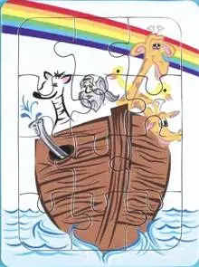 Small jigsaw puzzle Noah (3) 13,3x10cm
