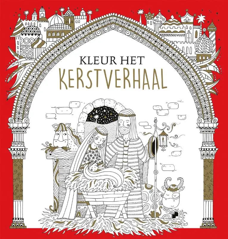 Kleur het kerstverhaal