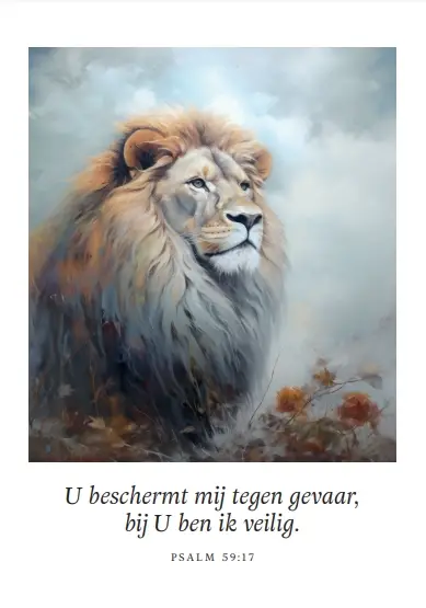 Poster A4 U beschermt mij tegen gevaar