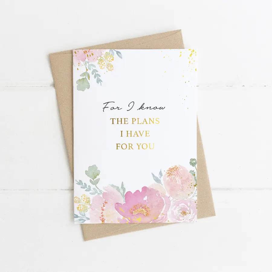 For I know the plans have for you