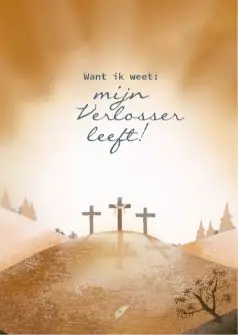 Enkele kaart Mijn Verlosser leeft!