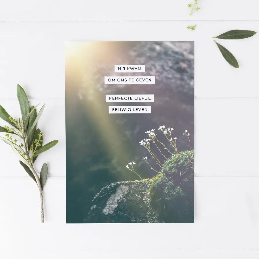 Hij kwam om ons te geven