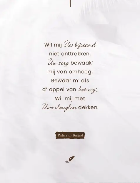 Wil mij Uw bijstand niet onttrekken