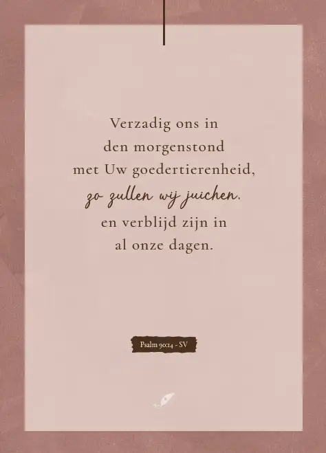 Verzadig ons in den morgenstond