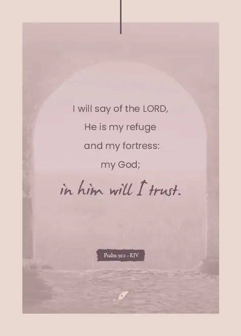 I will say to the Lord