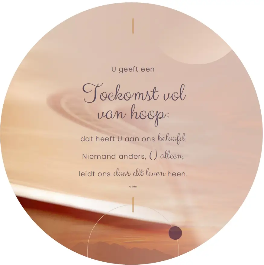 Muurcirkel Toekomst vol van hoop