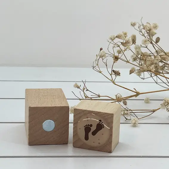 Magnetische kaarthouder met Voetstappen