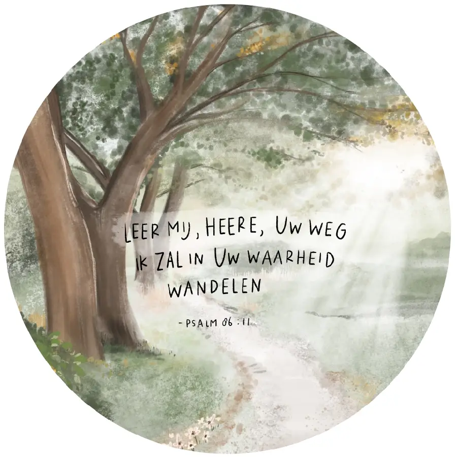 Muurcirkel Leer mij, HEERE, Uw weg