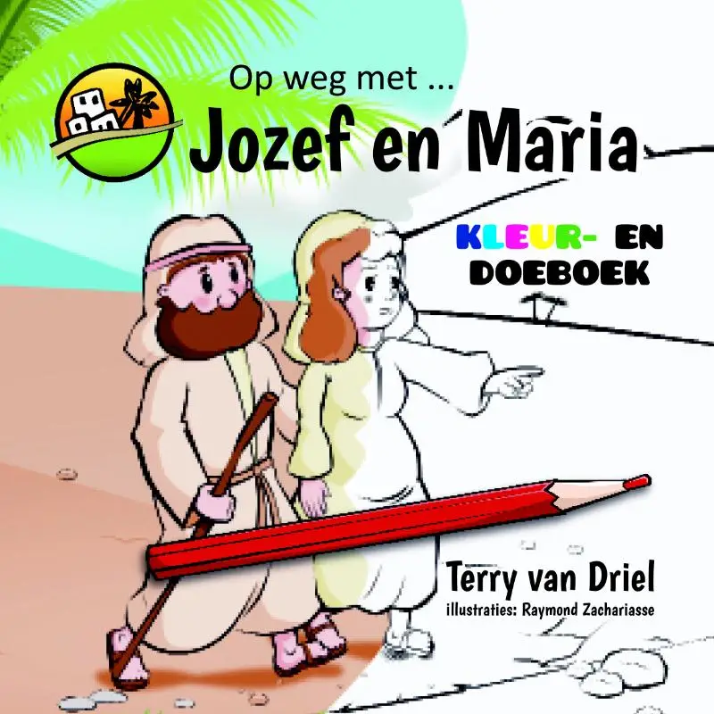 Jozef en Maria kleurboek- en doeboek