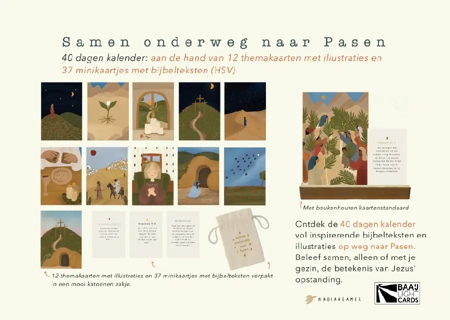 40 dagen kalender met standaard