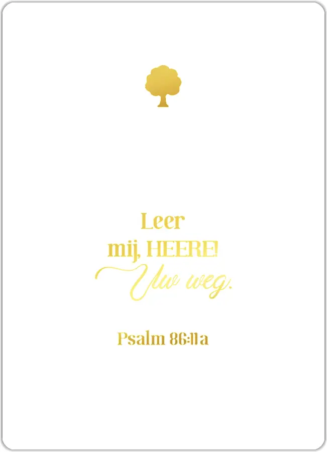 Leer mij, HEERE! Uw weg