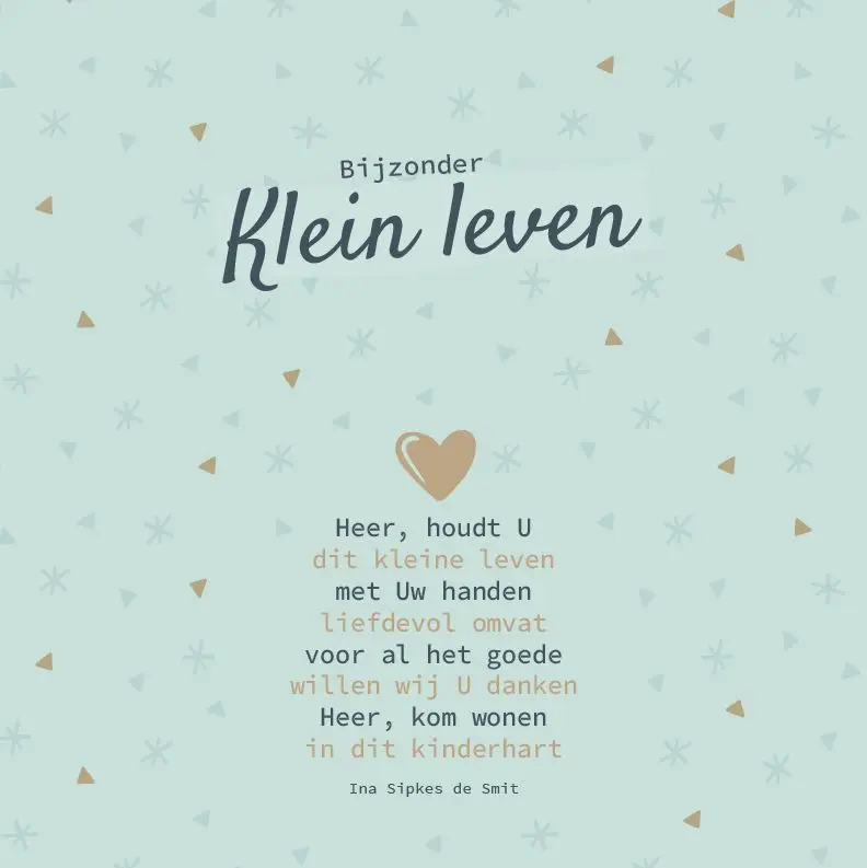 Bijzonder klein leven