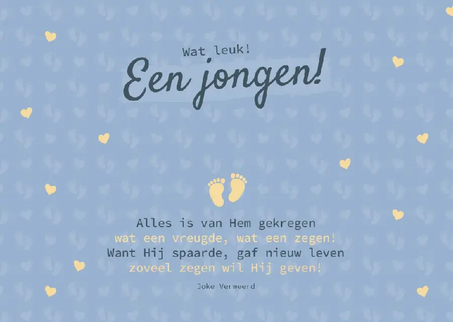 Geboorte Zoon