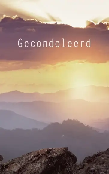 Map Rouw 4 kaarten met enveloppe